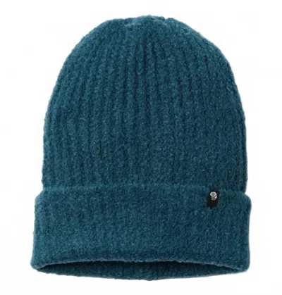 Mountain Hardwear Plushknit Beanie In Dark Marsh In Blue