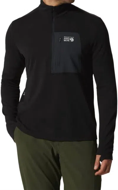 Mountain Hardwear Rogue Pursuit 1/4 Zip Jacket In Black
