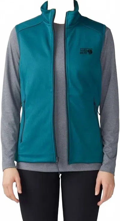 Mountain Hardwear Sendura Vest In Jack Pine Heather In Blue