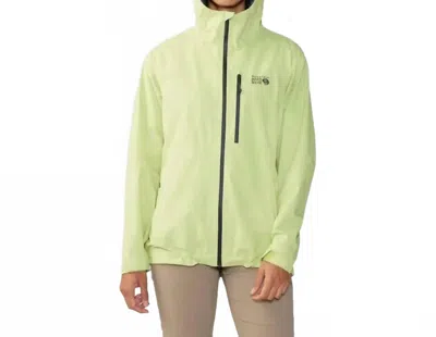 Mountain Hardwear Slim Stretch Ozonic Jacket In Lapis Dusk In Green