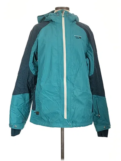 Pre-owned Mountain Hardwear Snow Jacket In Blue
