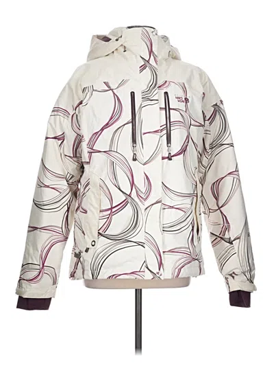 Pre-owned Mountain Hardwear Snow Jacket In White