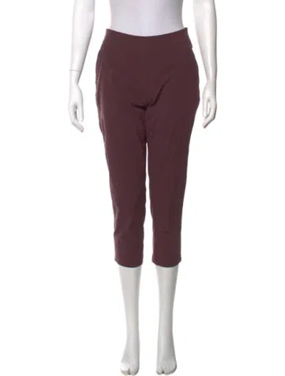 Pre-owned Mountain Hardwear Straight Leg Pants In Burgundy