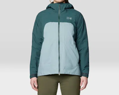 Mountain Hardwear Stretch Ozonic Insulated Jacket In Blue Sage Verve