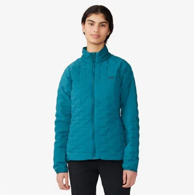 Mountain Hardwear Stretchdown Jacket In Jack Pine In Blue