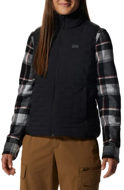 Mountain Hardwear Stretchdown Light Vest In Black