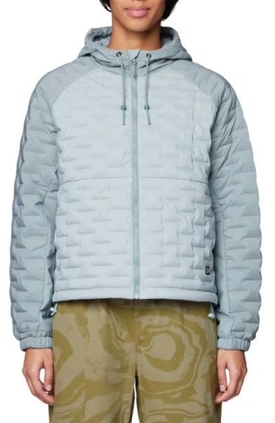 Mountain Hardwear Stretchdown Lightweight Zip Hoodie In Blue