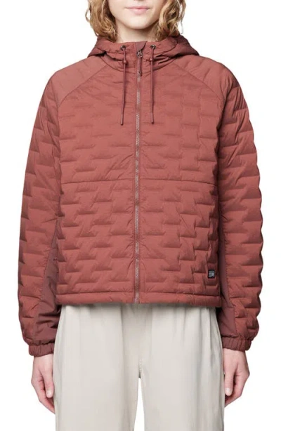 Mountain Hardwear Stretchdown Lightweight Zip Hoodie In Red