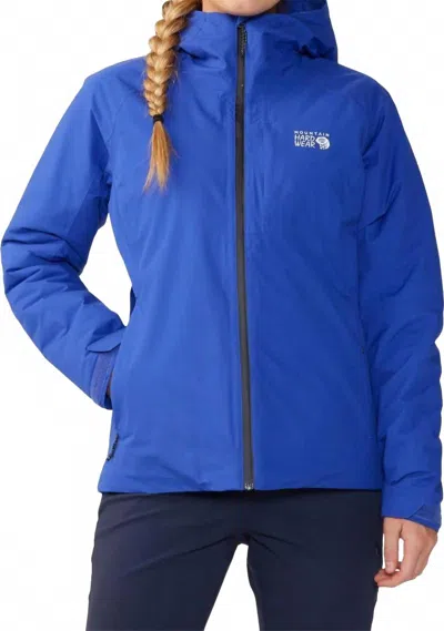 Mountain Hardwear Stretch-ozonic Insulated Jacket In Blue Print