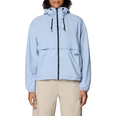Mountain Hardwear Stryder Water Repellent Recycled Nylon Jacket In Blue