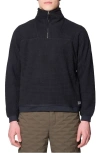 Mountain Hardwear Summit Grid Big Grid Half Zip Pullover In Black