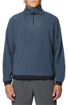 Mountain Hardwear Summit Grid Big Grid Half Zip Pullover In Blue