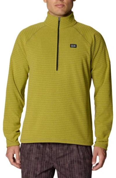 Mountain Hardwear Summit Grid Half-zip In Green
