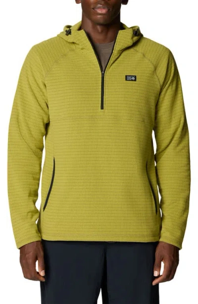 Mountain Hardwear Summit Grid Hoodie In Green