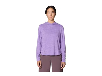 Mountain Hardwear Sunblockertm Long Sleeve Hoody In Purple