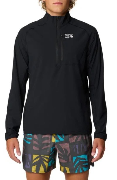 Mountain Hardwear Sunshield Half Zip In Black