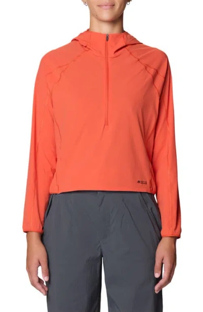 Mountain Hardwear Sunshield Upf 50+ Hoodie In Orange