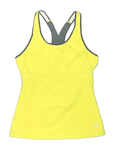 Pre-owned Mountain Hardwear Swimsuit Top Yellow Swimwear