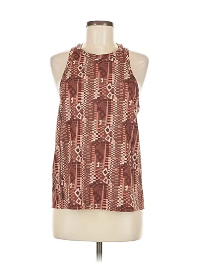 Pre-owned Mountain Hardwear Tank Top Brown High Neck Tops