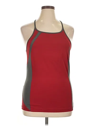 Pre-owned Mountain Hardwear Tank Top Red Halter Neckline Tops