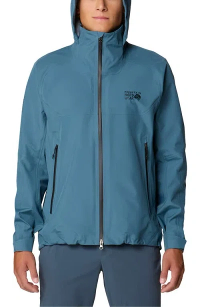 Mountain Hardwear Trailverse™ Gore-tex® Waterproof Hooded Jacket In Blue