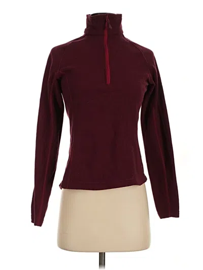 Pre-owned Mountain Hardwear Turtleneck Sweater In Burgundy