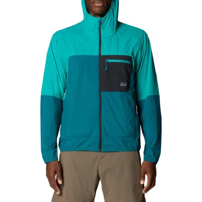 Mountain Hardwear Wind Veil™ Hooded Jacket In Blue