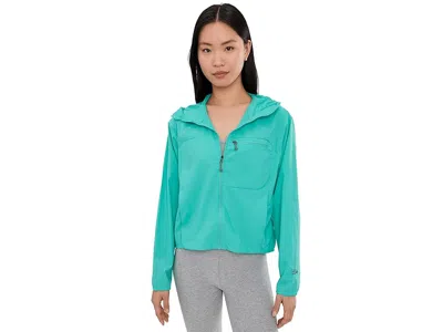 Mountain Hardwear Wind Veiltm Hooded Jacket In Blue