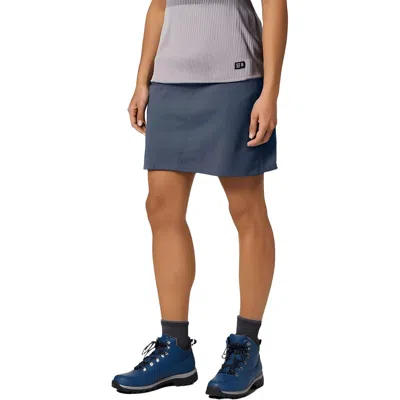 Mountain Hardwear Womens Solid Nylon Skort In Blue
