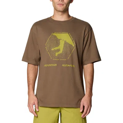 Mountain Hardwear X Extra Vitamins Enlightened Experiences Cotton Graphic T-shirt In Brown