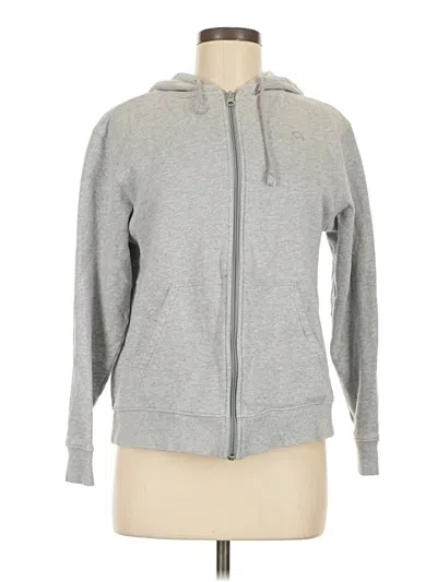 Pre-owned Mountain Hardwear Zip Up Hoodie In Gray