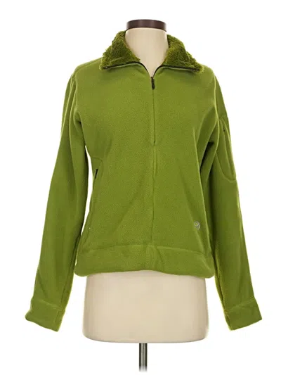 Pre-owned Mountain Hardwear Zip Up Hoodie In Green