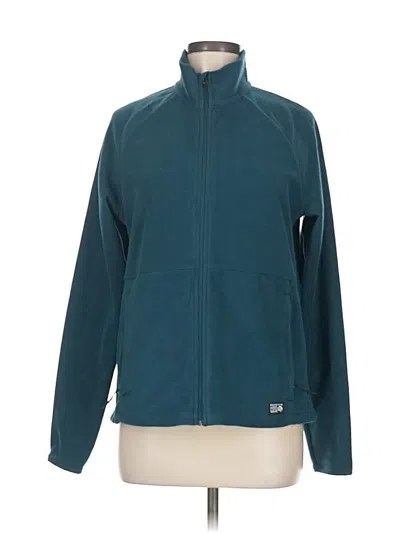 Pre-owned Mountain Hardwear Zip Up Hoodie In Teal