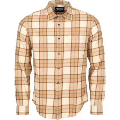 Mountain Khakis Homestead Long Sleeve Flannel In Parchment