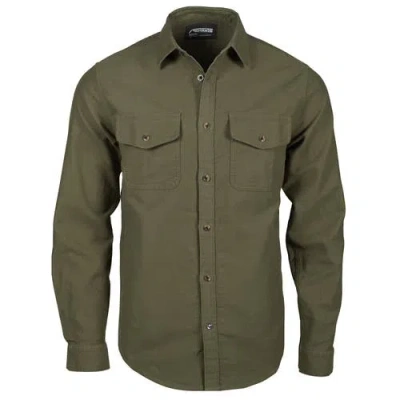 Mountain Khakis Moleskin Shirtjac In Green