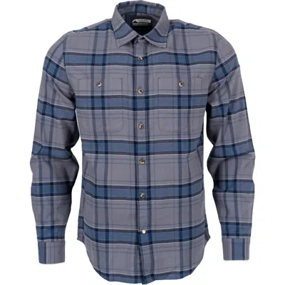 Mountain Khakis Nebo Long Sleeve Woven Shirt In Gunmetal