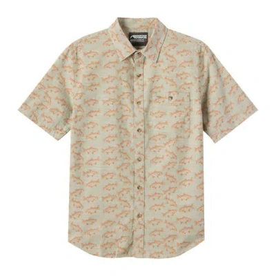 Mountain Khakis Palmer Short Sleeve Woven Shirt In Mineral