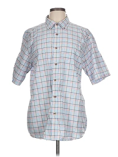 Pre-owned Mountain Khakis Short Sleeve Button Down Shirt In Blue