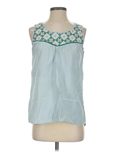Pre-owned Mountain Khakis Sleeveless Blouse In Teal