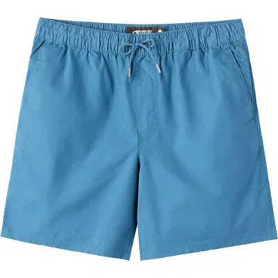 Mountain Khakis Stretch Poplin Deck Short In Blue