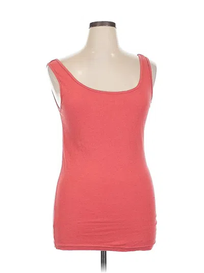 Pre-owned Mountain Khakis Tank Top Red Strapless Neckline Tops