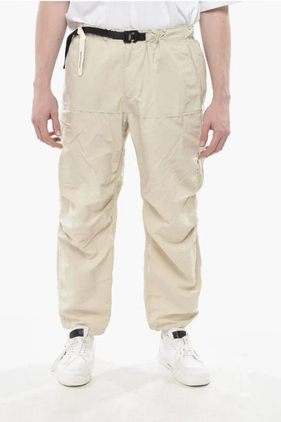 Mountain Research Casual Nylon Pants With Industrial Belt