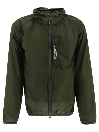 Mountain Research Two-way Zip Hooded Jacket In Green