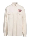 Mountain Research Man Shirt Cream Size L Cotton In White