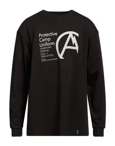 Mountain Research Man Sweatshirt Lead Size L Cotton In Black