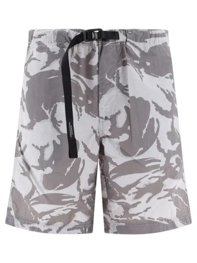 Mountain Research Camouflage Shorts In Gray