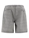 Mountain Research Prince-of-wales Pattern Shorts In Gray
