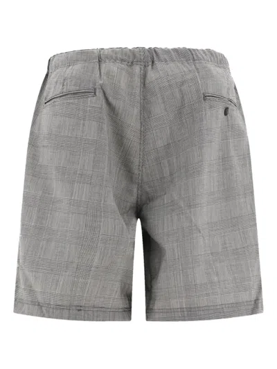 Mountain Research Prince-of-wales Pattern Shorts In Gray