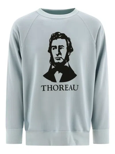 MOUNTAIN RESEARCH THOREAU-PRINT CREW-NECK SWEATSHIRT
