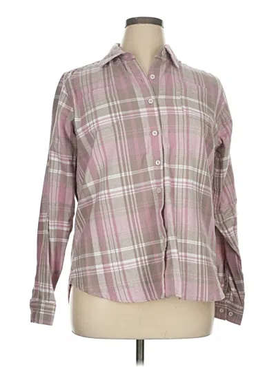 Pre-owned Mountain Ridge Long Sleeve Button Down Shirt In Pink